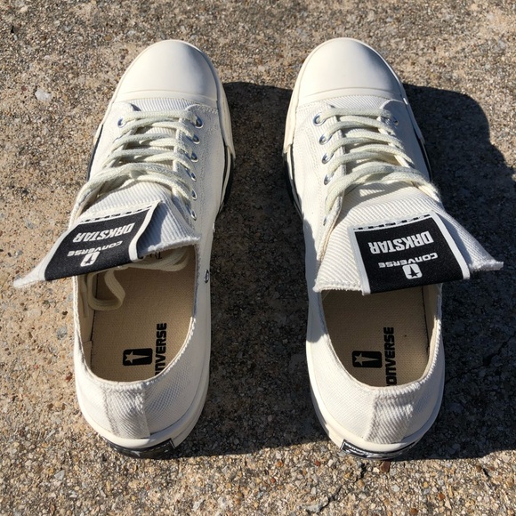 RICK OWENS x Converse DRKSTAR OX (SZ 10.5) - Picture 3 of 8